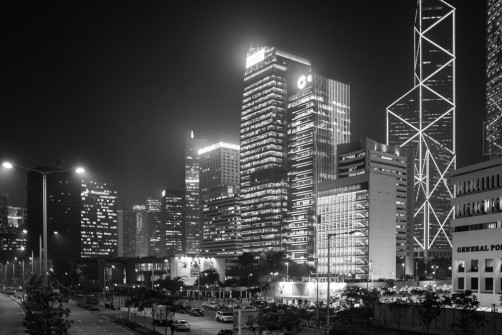 Central District at night, Hong Kong - 中環夜景，香港