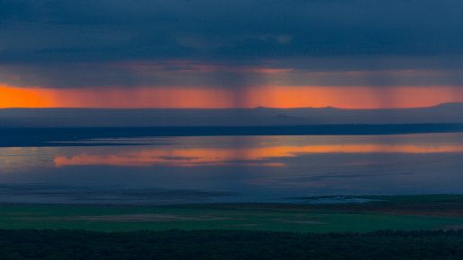 Sunrise over Lake Manyara