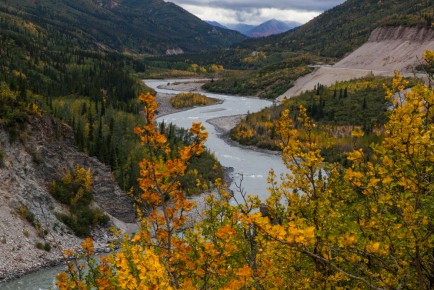 Nenana river, between Healy and the entrance of Denali National
