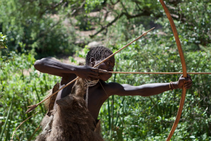 Hadzapi Bushmen Tribe, Lake Eyasi