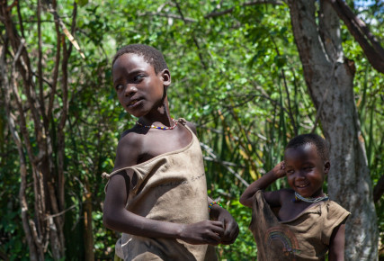 Hadzapi Bushmen Tribe, Lake Eyasi