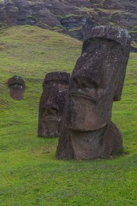 Snobbish moai, Rano Raraku, Easter Island