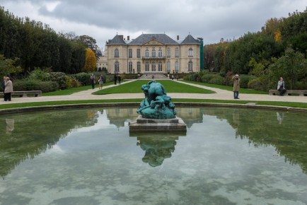 The garden of the hôtel Biron, Musée Rodin, Paris