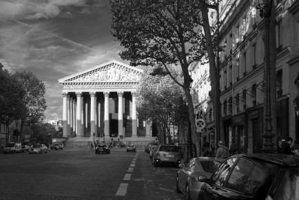 Rue Royale and L'église de la Madeleine, Paris