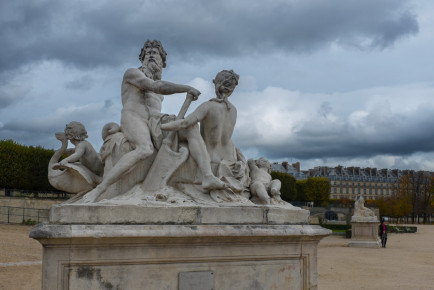 La Seine at la Marne by Nicolas Coustou at Tuileries Garden, Par