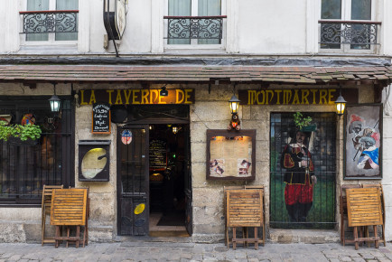 Restaurants at Montmartre, Paris