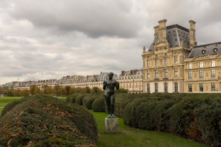 Pavillon de Marsan and Jardin du Carrousel of Jardin des Tuileri