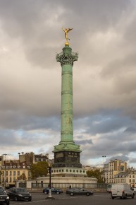 Colonne de Juillet (July Column) at the Place de la Bastille, Pa