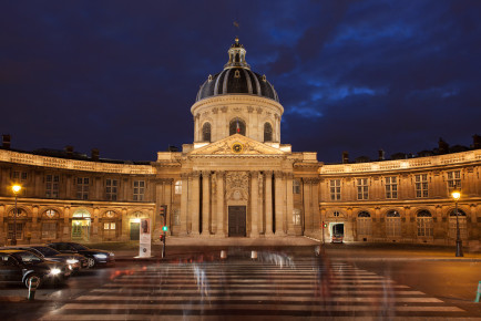 Institut de France at night, Paris