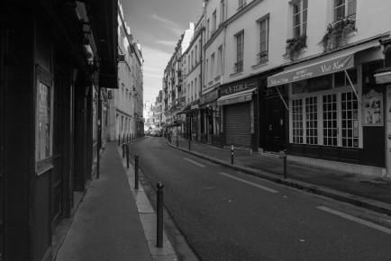 Rue Descartes near Panthéon, Latin Quarter, Paris