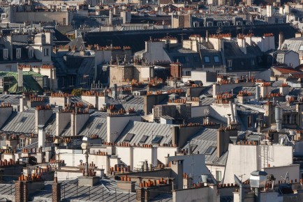Rooftops of Left Bank, from Notre-Dame de Paris
