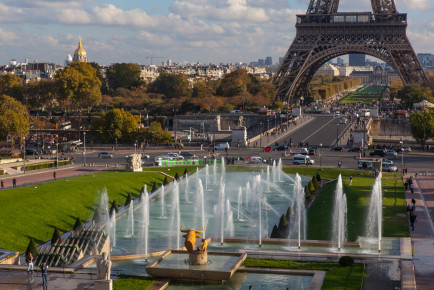 Jardins du Trocadéro and Eiffel Tower, Paris